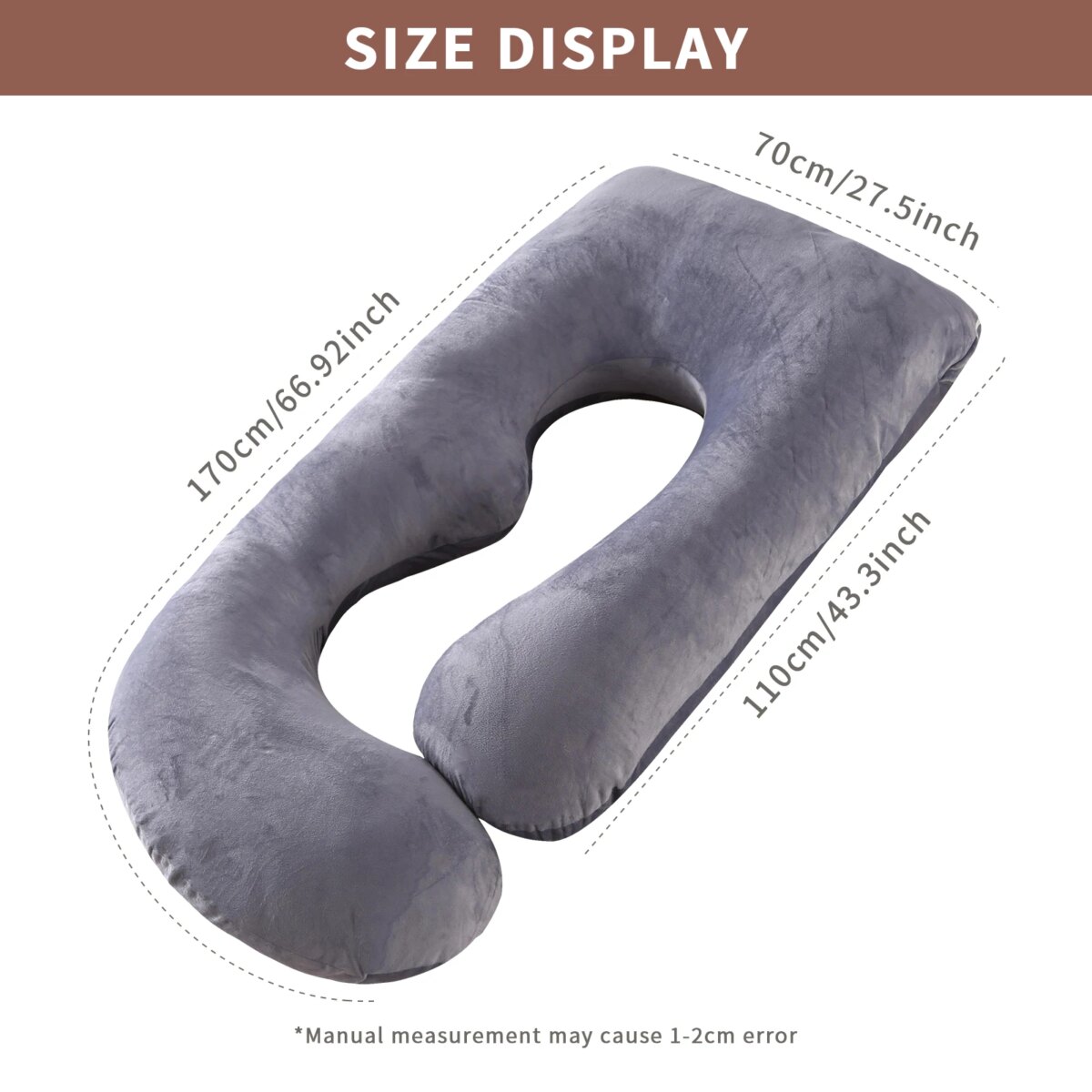 Pregnancy Sleeping Pillow G Shape Body Support Soft Comfort Design - Image 6