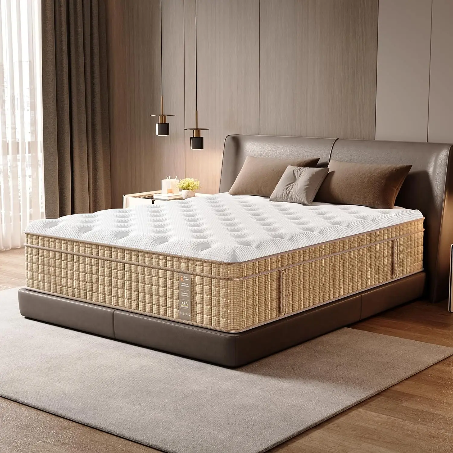 1764-51f5d5.jpeg Certified Safe Gel Memory Foam Hybrid Mattress – Twin/Queen Size - Image 1