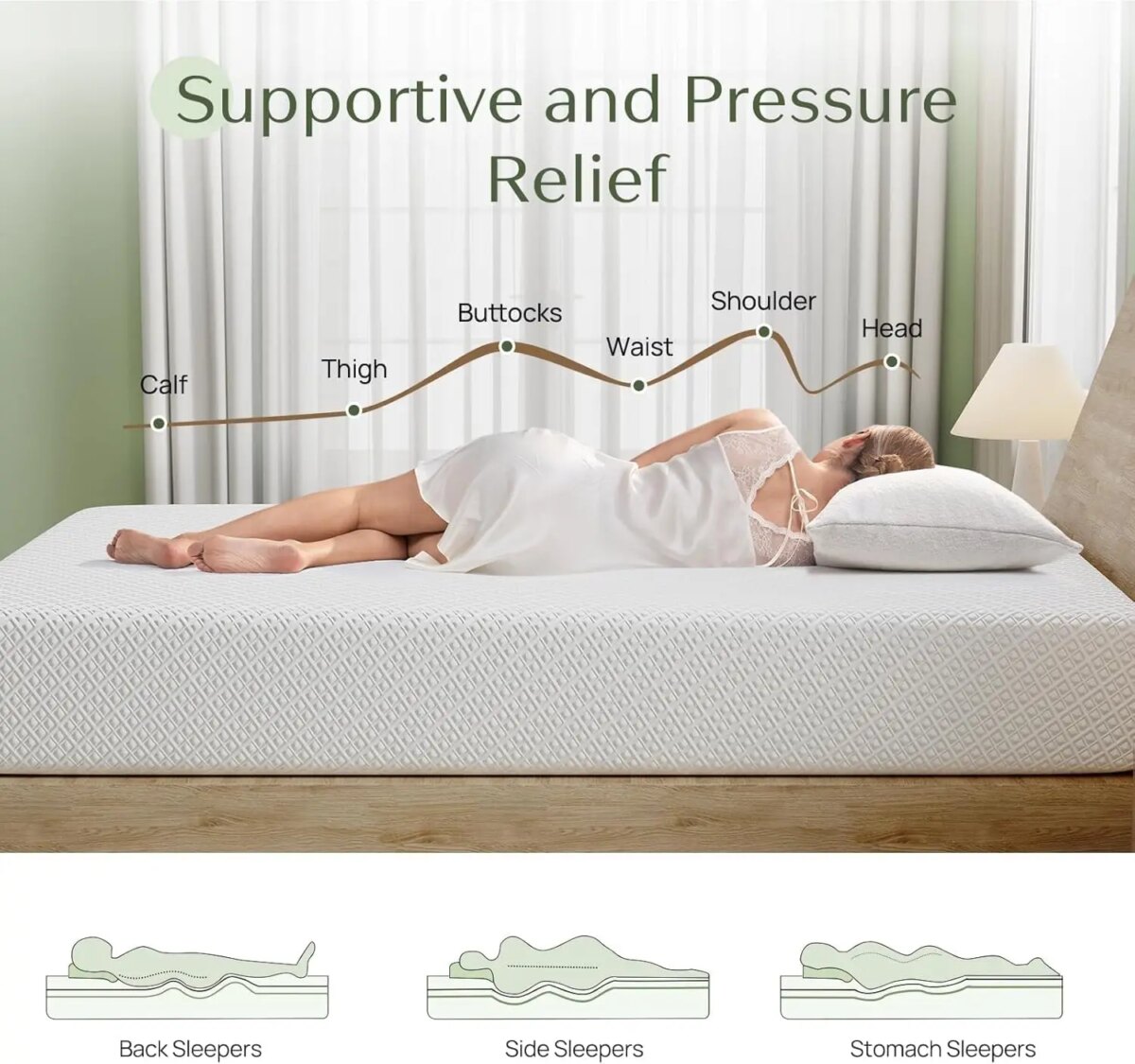 Breathable Bamboo Charcoal Foam Mattress for Fresh & Cool Sleep - Image 2